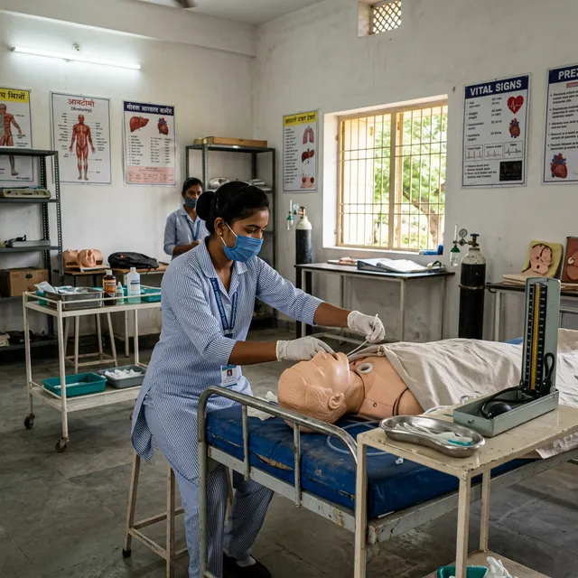 Students in Practical Lab